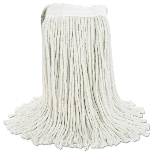 Cut-end Wet Mop Head, Cotton, No. 24, White.