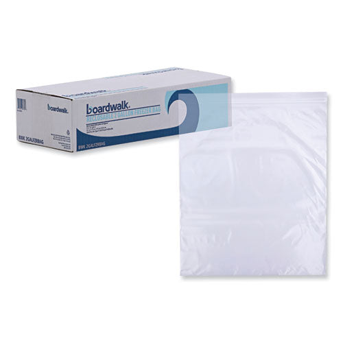 Reclosable Freezer Storage Bags, 2 Gal, 13" X 15", Clear, 100/box.