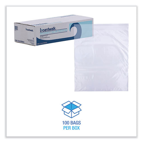 Reclosable Freezer Storage Bags, 2 Gal, 13" X 15", Clear, 100/box.