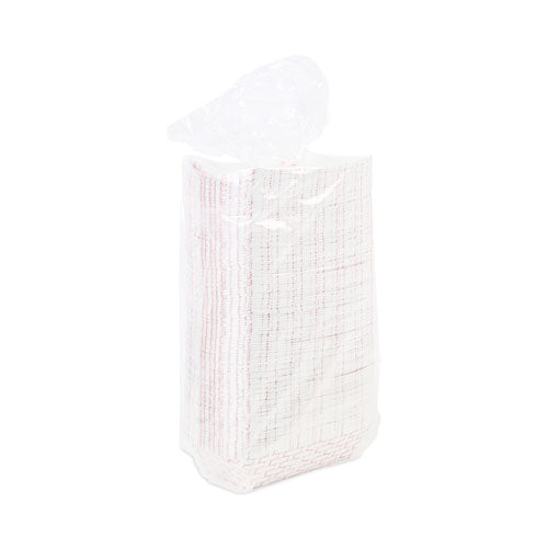 Paper Food Baskets, 5 Lb Capacity, Red/white, 500/carton.