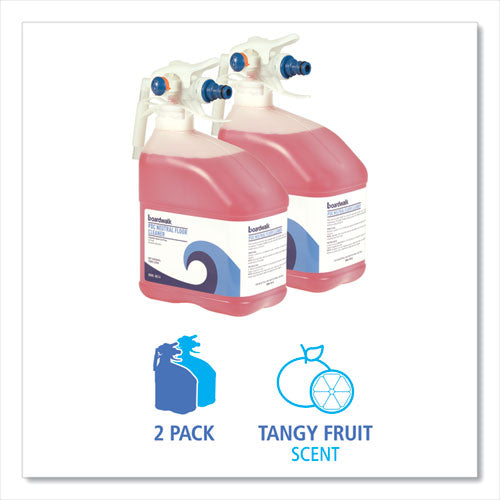 Pdc Neutral Floor Cleaner, Tangy Fruit Scent, 3 Liter Bottle, 2/carton.