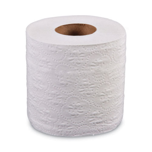 2-ply Toilet Tissue, Standard, Septic Safe, White, 4 X 3, 500 Sheets/roll, 96 Rolls/carton.