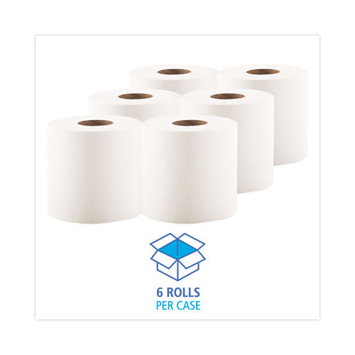 Center-pull Hand Towels, 2-ply, Perforated, 7.87 X 10, White, 600/roll, 6 Rolls/carton.