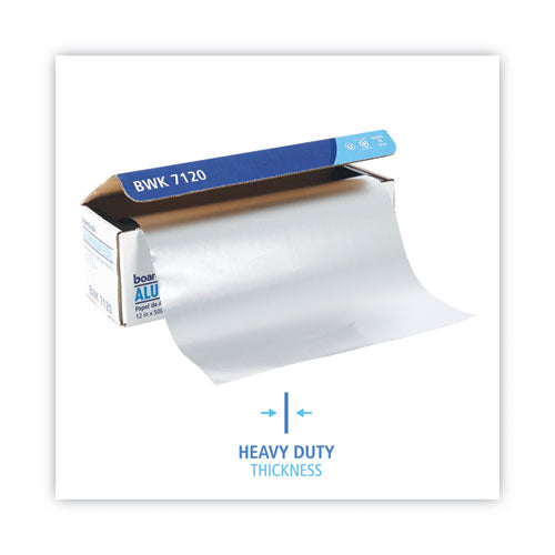 Heavy-duty Aluminum Foil Roll, 87 Gauge, 12" X 500 Ft.