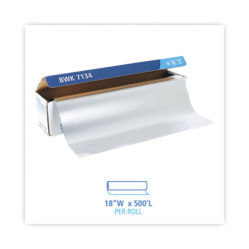 Heavy-duty Aluminum Foil Roll, 87 Gauge, 18" X 500 Ft.