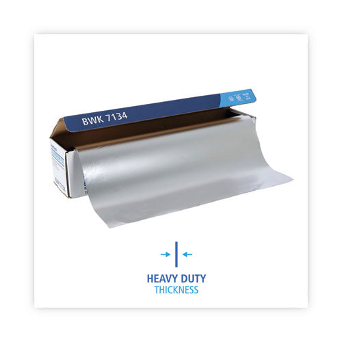 Heavy-duty Aluminum Foil Roll, 87 Gauge, 18" X 500 Ft.