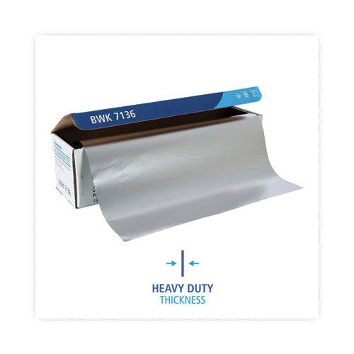 Heavy-duty Aluminum Foil Roll, 87 Gauge, 18" X 1,000 Ft.