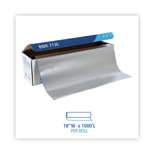 Heavy-duty Aluminum Foil Roll, 87 Gauge, 18" X 1,000 Ft.