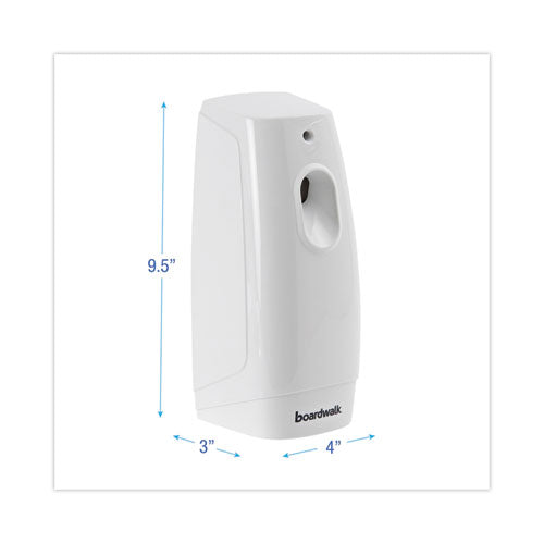 Classic Metered Air Freshener Dispenser, 4" X 3" X 9.5", White.