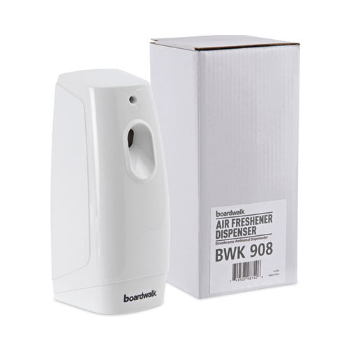 Classic Metered Air Freshener Dispenser, 4" X 3" X 9.5", White.