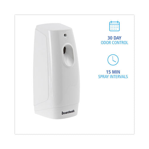 Classic Metered Air Freshener Dispenser, 4" X 3" X 9.5", White.