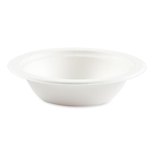 Bagasse Pfas-free Dinnerware, Round Bowl, 12 Oz, Tan, 1,000/carton.