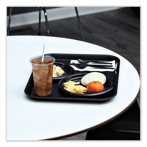 Heavyweight Wrapped Polystyrene Cutlery, Fork, Black, 1,000/carton.