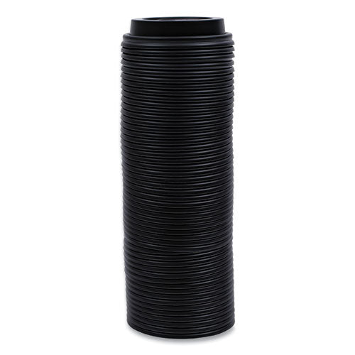 Hot Cup Lids, Fits 8 Oz Hot Cups, Black, 1,000/carton.