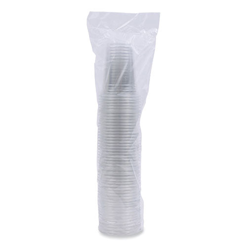 Clear Plastic Cold Cups, 16 Oz, Pet, 50 Cups/sleeve, 20 Sleeves/carton.