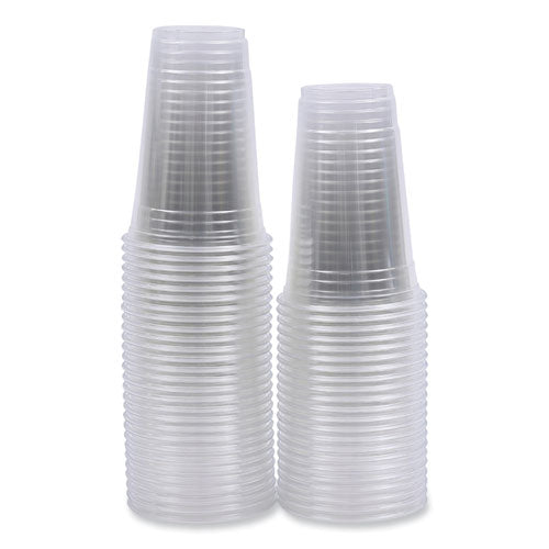 Clear Plastic Cold Cups, 20 Oz, Pet, 50 Cups/sleeve, 20 Sleeves/carton.