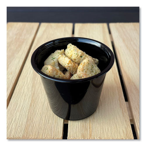 Souffle/portion Cups, 5.5 Oz Polypropylene, Black, 2,500/carton.