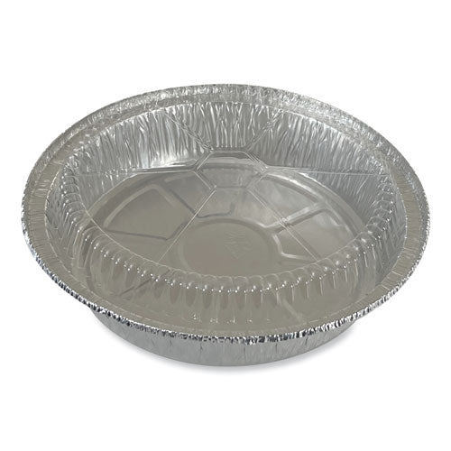 Round Aluminum To-go Container Lids, Dome Lid, 9", Clear, Plastic, 500/carton.