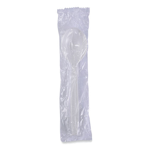 Heavyweight Wrapped Polypropylene Cutlery, Soup Spoon, White, 1,000/carton.