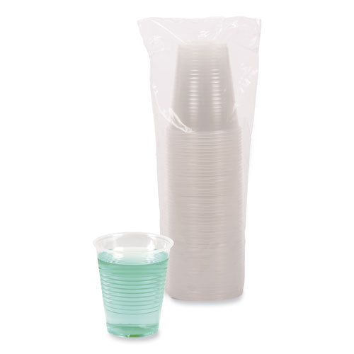 Translucent Plastic Cold Cups, 12 Oz, Polypropylene, 50/pack.