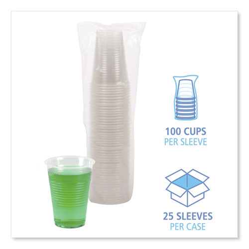 Translucent Plastic Cold Cups, 14 Oz, Polypropylene, 20 Cups/sleeve, 50 Sleeves/carton.