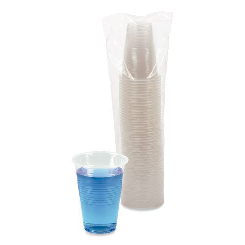 Translucent Plastic Cold Cups, 16 Oz, Polypropylene, 50 Cups/sleeve, 20 Sleeves/carton.