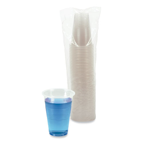 Translucent Plastic Cold Cups, 16 Oz, Polypropylene, 50/pack.