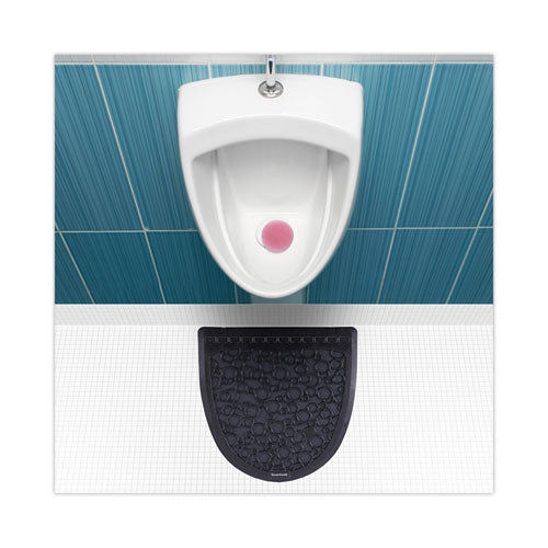 Urinal Mat 2.0, Rubber, 17.5 X 20, Black/black, 6/carton.