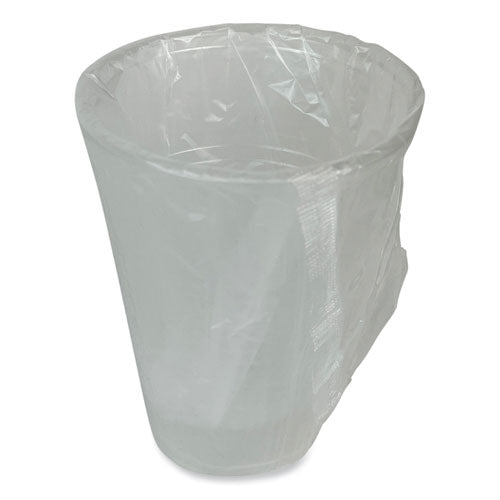 Translucent Plastic Cold Cups, Individually Wrapped, 9 Oz, Polypropylene, 1,000/carton.