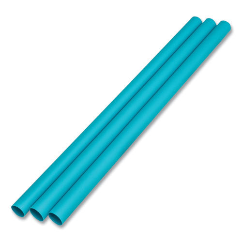 Marine Biodegradable Straws, Boba Straws, 9", Ocean Blue, 720/carton.
