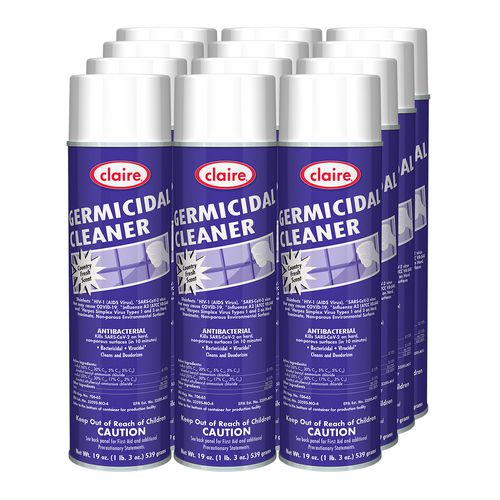 Germicidal Cleaner, Country Fresh Scent, 19 Oz Aerosol Spray, 12/carton.