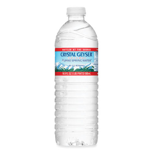 Natural Alpine Spring Water, 16.9 Oz Bottle, 24/carton.