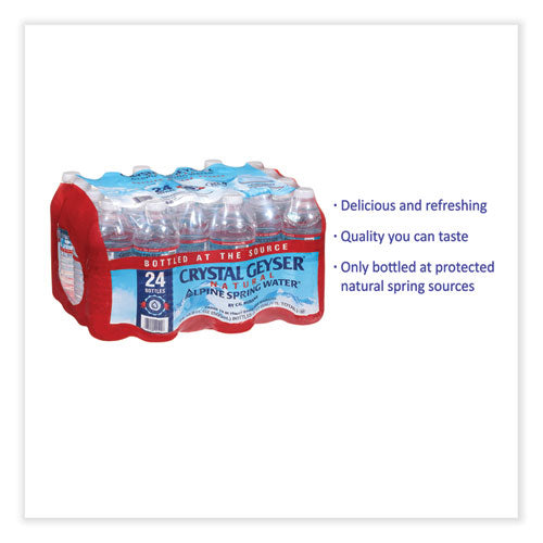 Natural Alpine Spring Water, 16.9 Oz Bottle, 24/carton.