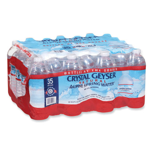 Natural Alpine Spring Water, 16.9 Oz Bottle, 35/carton.