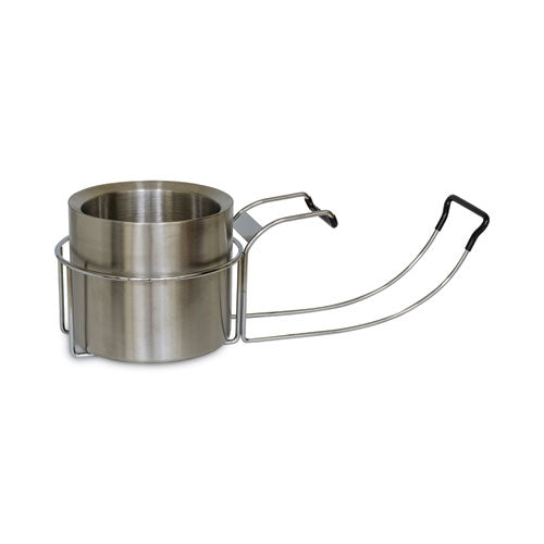 Wine By Your Side, Steel Frame/red Wine Adapter/ice Bucket, 161.06 Cu In, Stainless Steel.