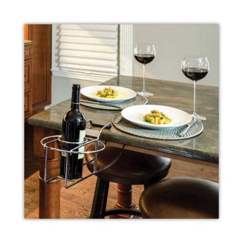 Wine By Your Side, Steel Frame/red Wine Adapter/ice Bucket, 161.06 Cu In, Stainless Steel.