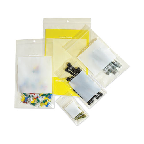 Write-on Poly Bags, 2 Mil, 2" X 3", Clear, 1,000/carton.