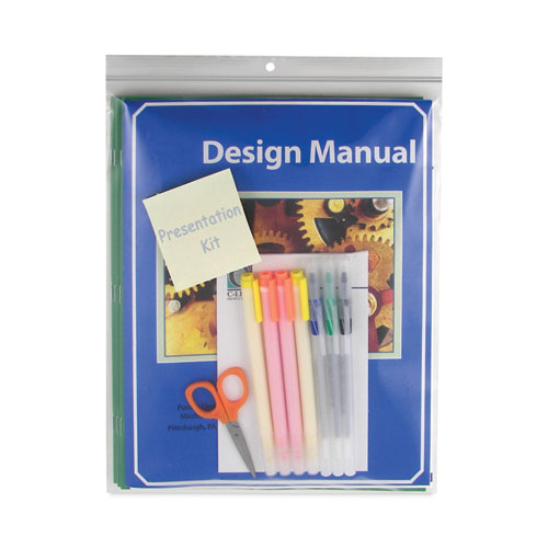 Heavyweight Industrial Poly Zip Bags, 8.5 X 11, 50/bx.