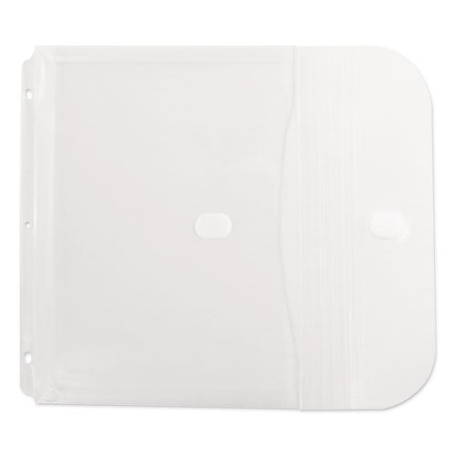 Poly Binder Pockets, 9.25 X 11.5, Clear, 5/pack.