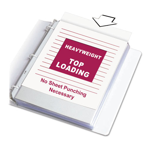 Heavyweight Polypropylene Sheet Protectors, Clear, 2", 11 X 8.5, 50/box.