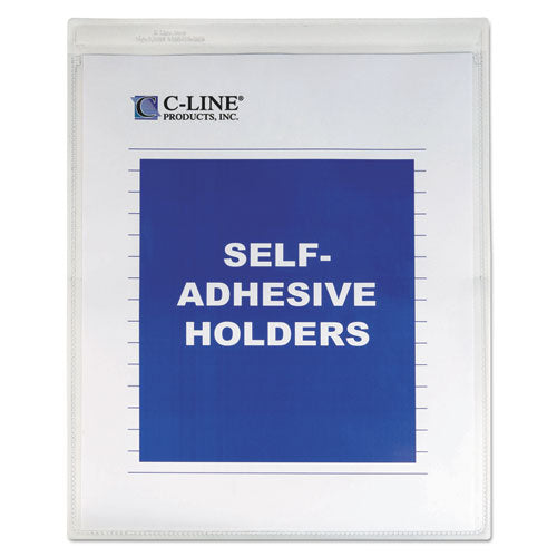 Self-adhesive Shop Ticket Holders, Super Heavy, 50 Sheets, 9 X 12, 50/box.