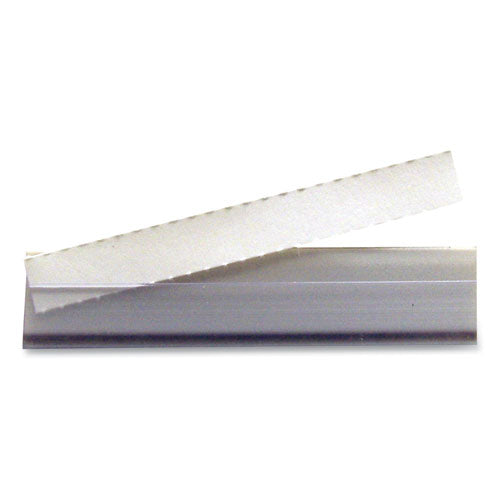 Shelf Labeling Strips, Side Load, 4 X 0.78, Clear, 10/pack.