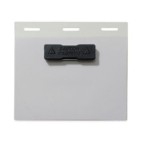 Self-laminating Magnetic Style Name Badge Holder Kit, 3" X 4", Clear, 20/box.