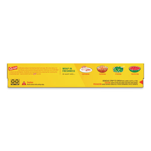 Cling'n Seal Plastic Food Wrap, 200 Square Foot Roll, Clear, 12 Rolls/carton.