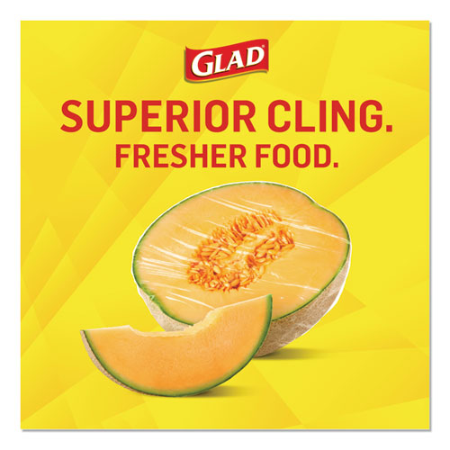 Clingwrap Plastic Wrap, 200 Square Foot Roll, Clear.