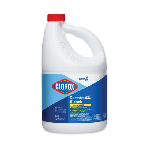 Concentrated Germicidal Bleach, Regular, 121 Oz Bottle.