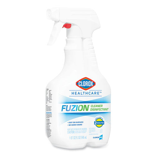 Fuzion Cleaner Disinfectant, 32 Oz Spray Bottle.