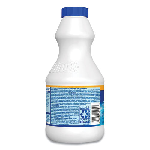 Regular Bleach With Cloromax Technology, 24 Oz Bottle, 12/carton.