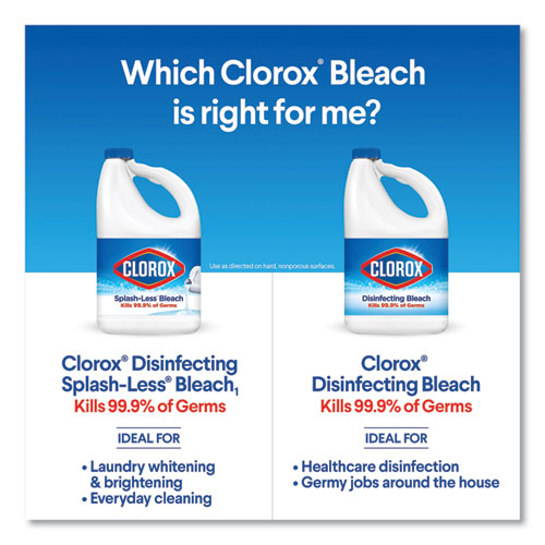 Regular Bleach With Cloromax Technology, 24 Oz Bottle, 12/carton.