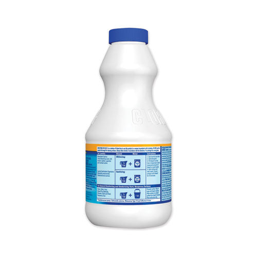 Regular Bleach With Cloromax Technology, 24 Oz Bottle, 12/carton.